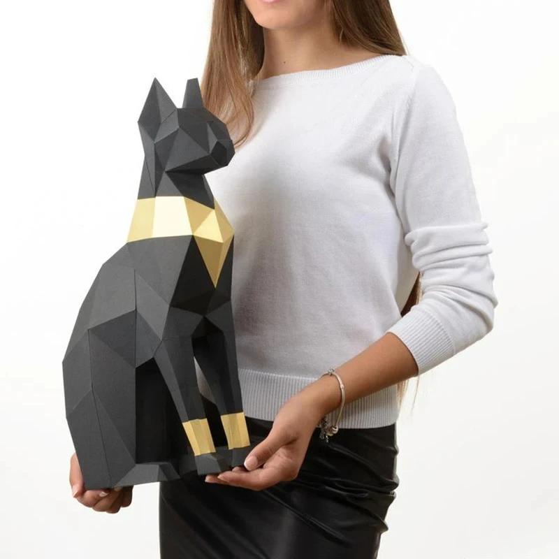 Egypt Bastet Cat Ȩ Ʈ , 3D  ,     , DIY  峭, , 45cm